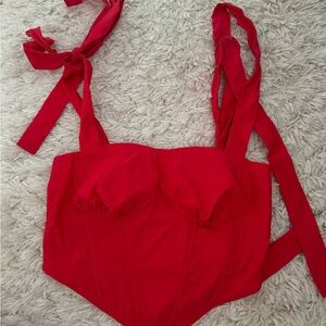 Red corset